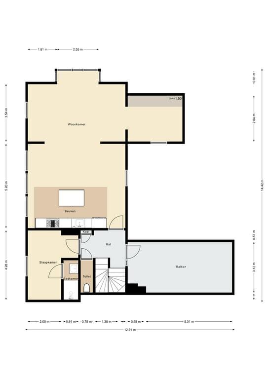 Photo 32 of Van Baerlestraat 28-2