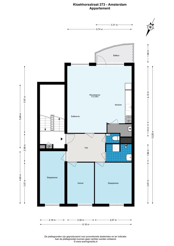 Foto 24 van Kloekhorststraat 273