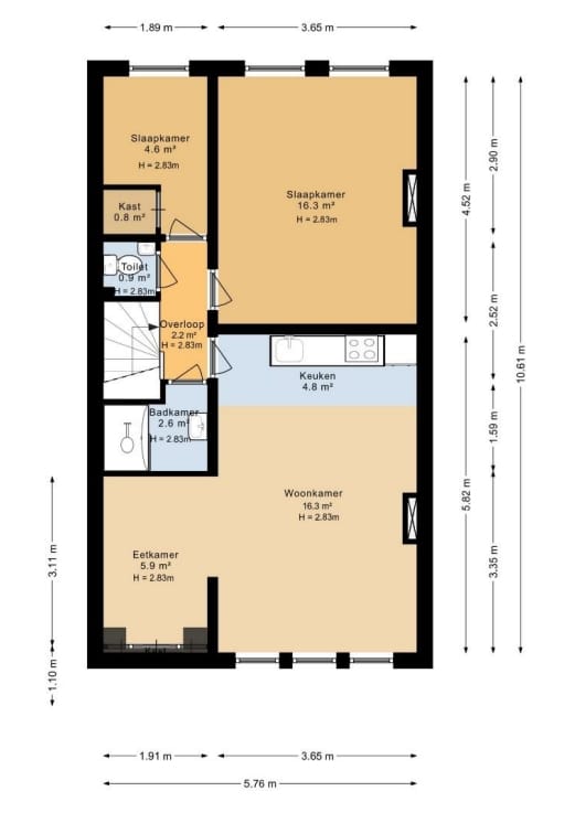 Foto 26 van Laan van Meerdervoort 450-B