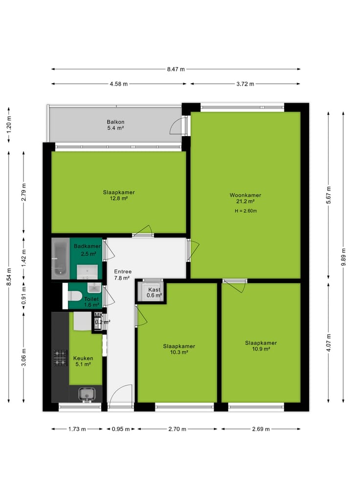 Foto 32 van Groen van Prinstererstraat 125