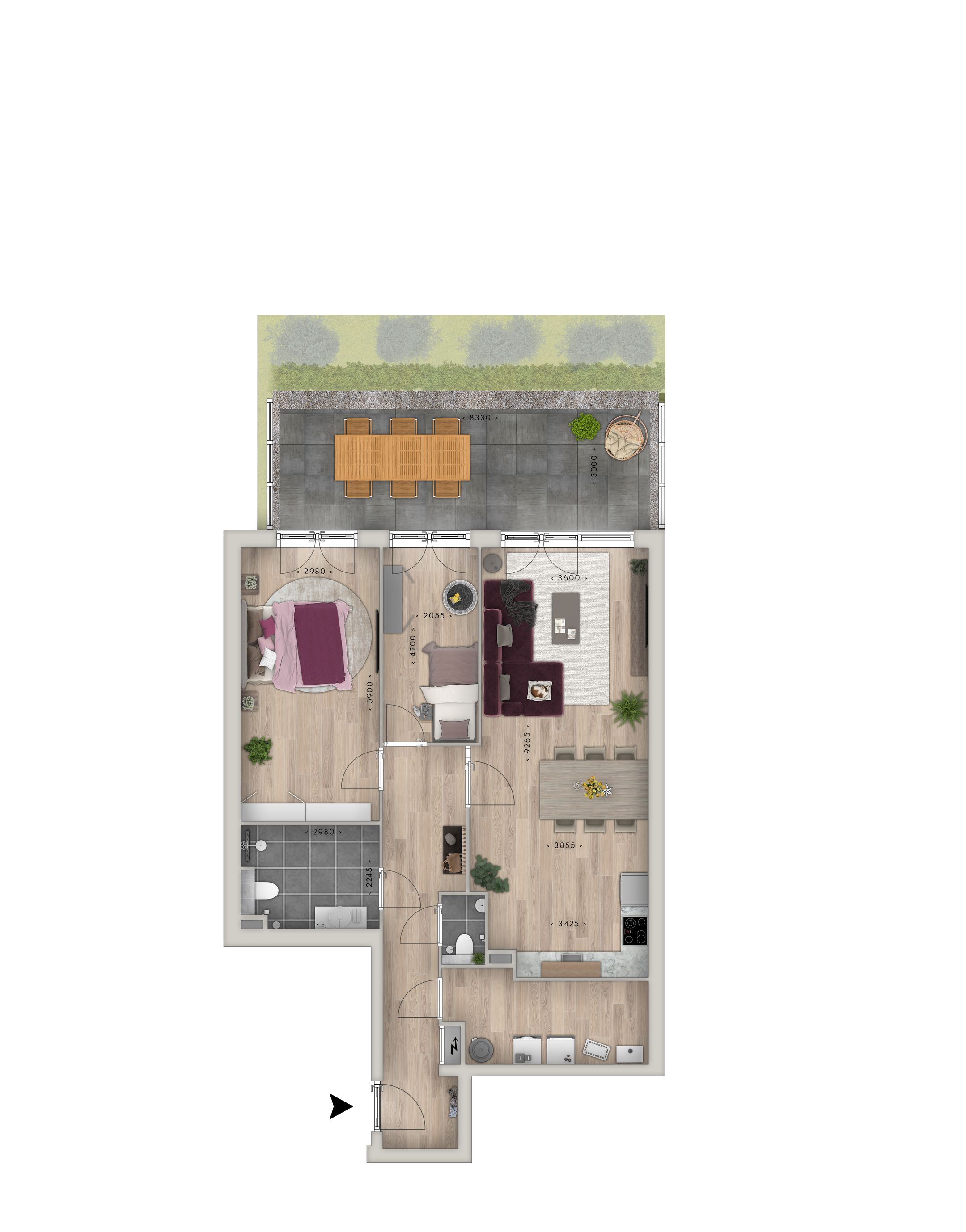 Appartement nummer (Bouwnr. 2), Den Haag, 2583BJ, Zuid-Holland, Nederland  