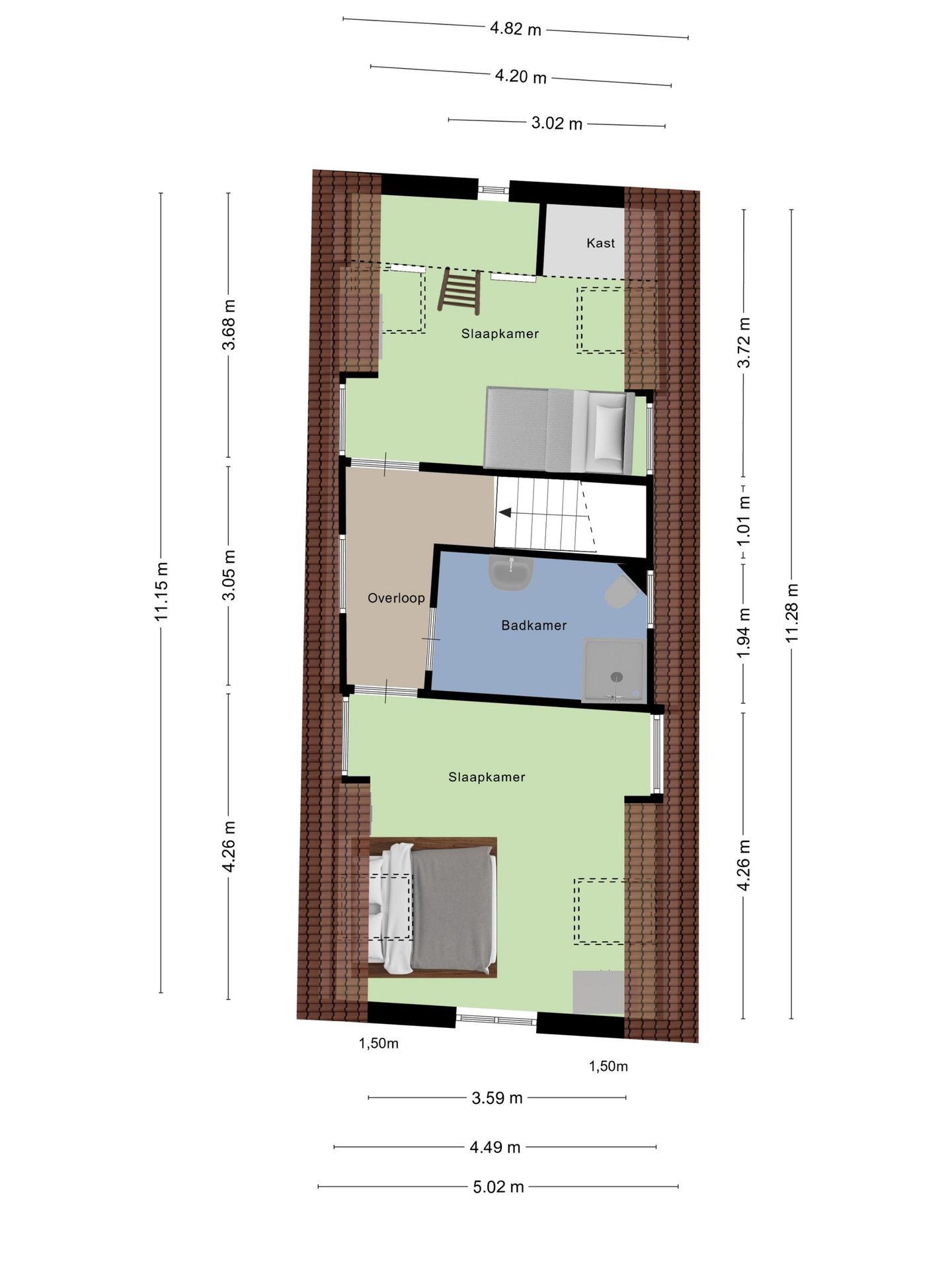 Foto 29 van Visserstraat 26-A