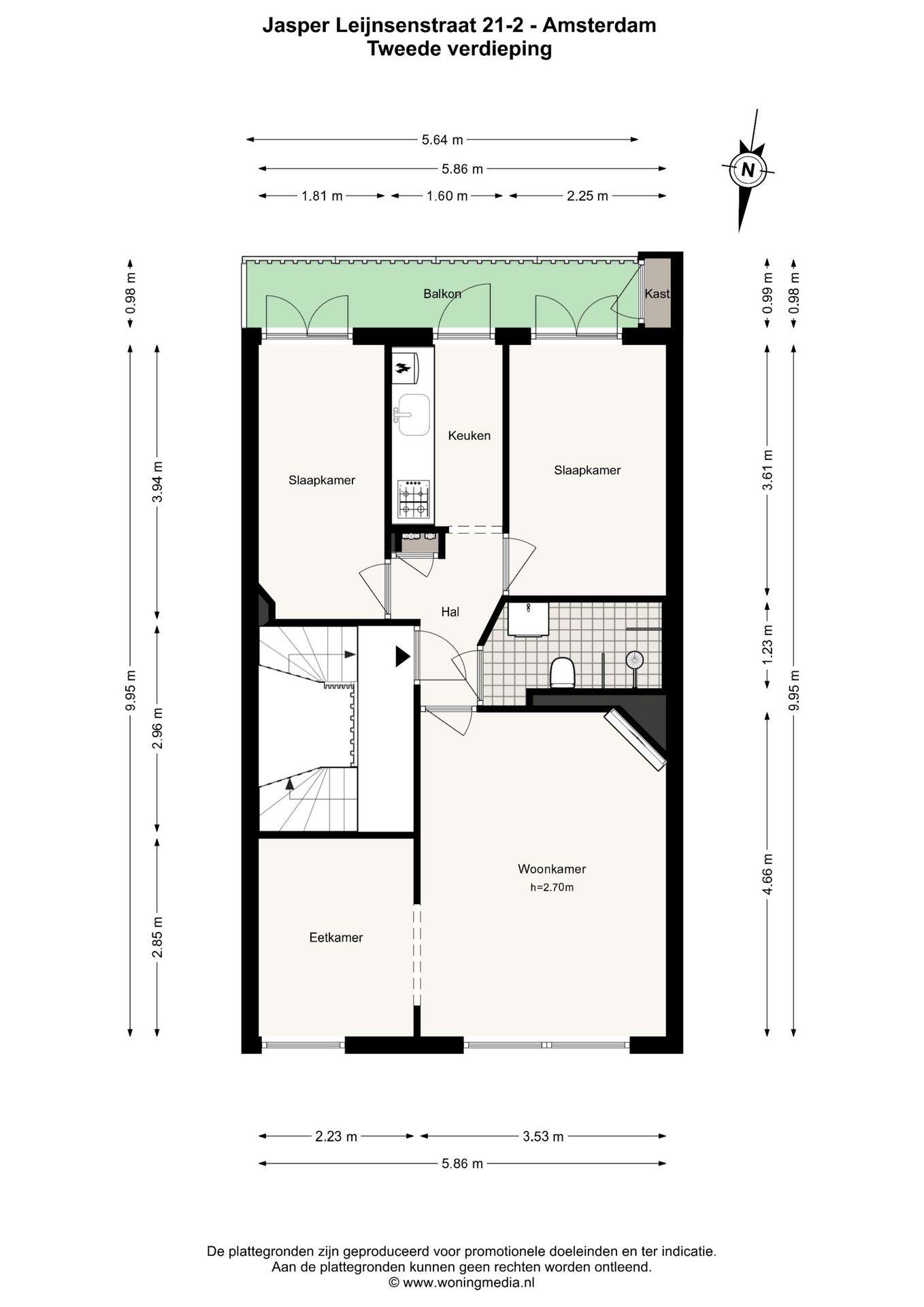 Foto 20 van Jasper Leijnsenstraat 21-2