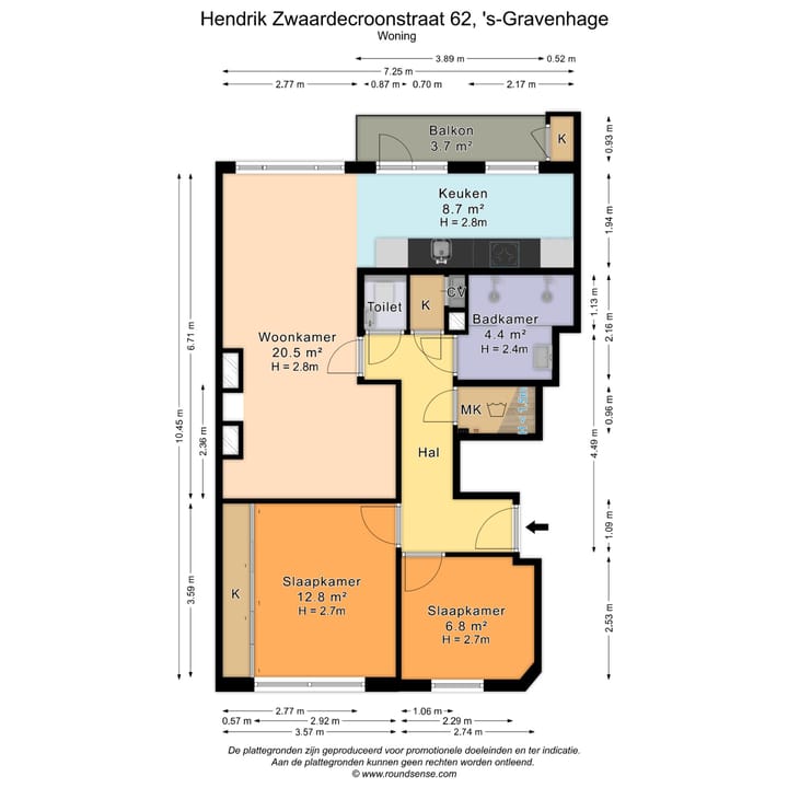 Foto 29 van Hendrik Zwaardecroonstraat 62