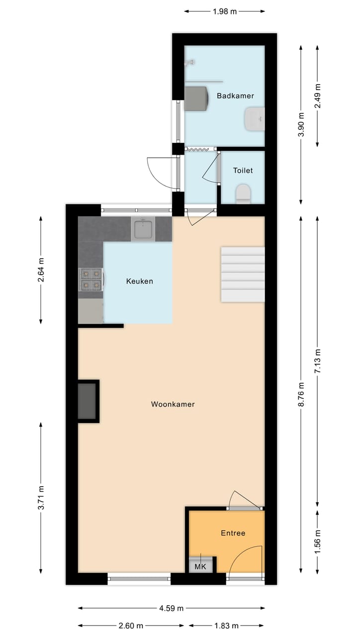 Foto 40 van Wttewaall van Stoetwegenstraat 1-D