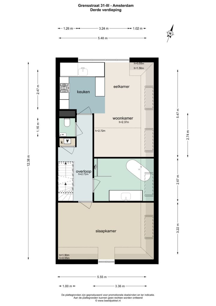 Foto 20 van Grensstraat 31-3