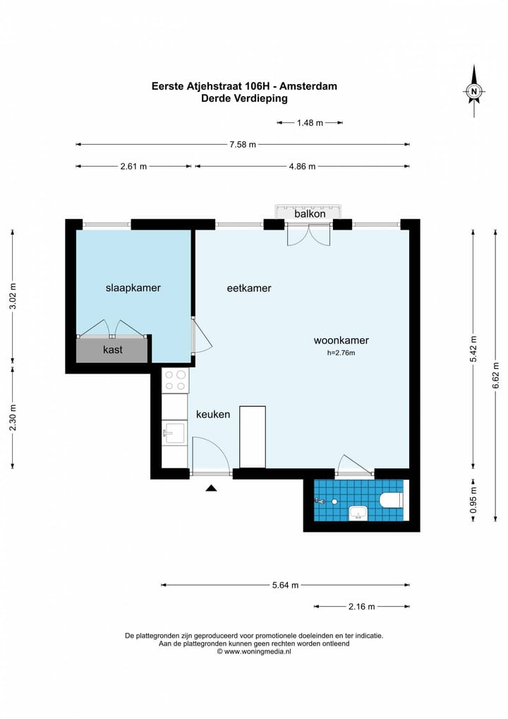 Foto 12 van Eerste Atjehstraat 106-H