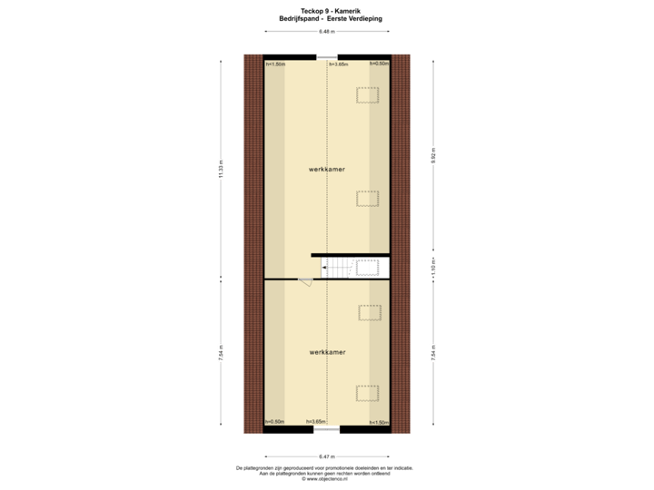 Bedrijfspand -  Eerste Verdieping