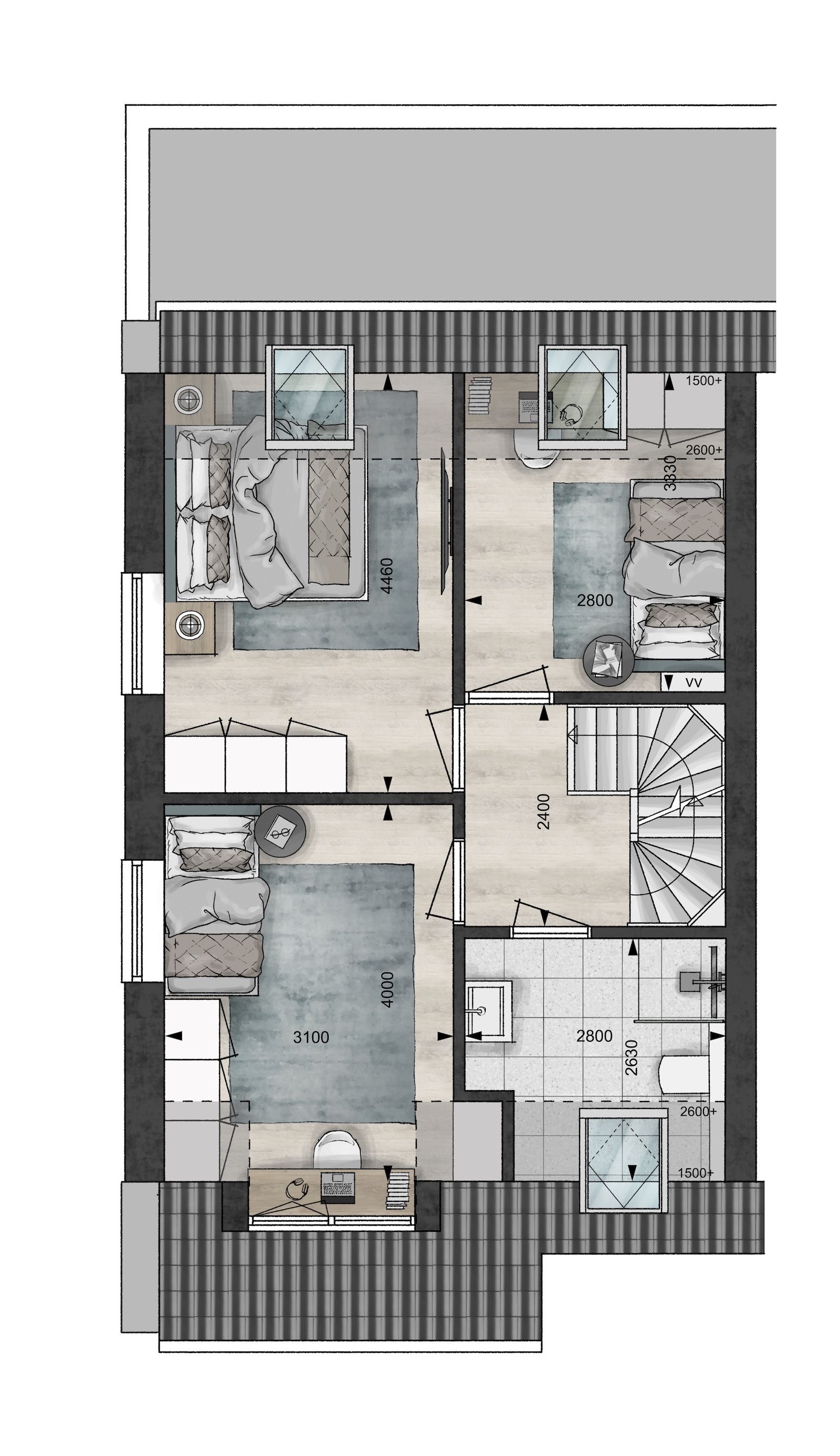 Foto 6 van Blanckx Ambacht: Pottenbakkerij (tweekap) (Bouwnr. 11)