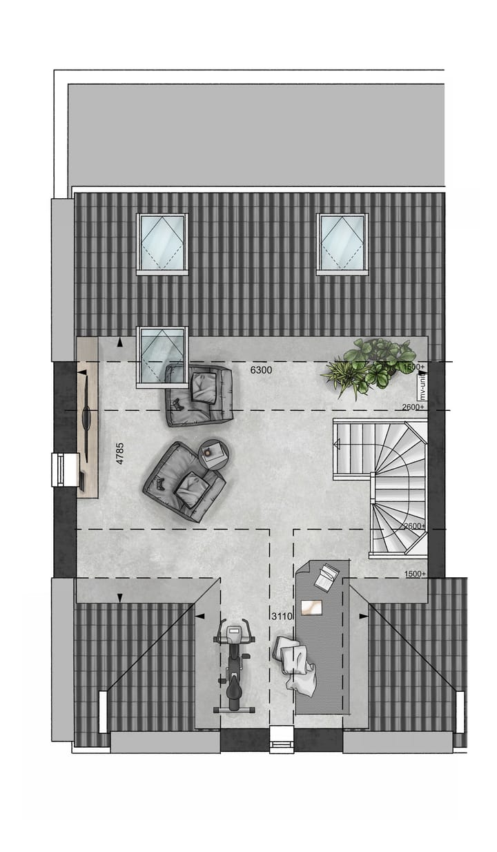 Foto 6 van Blanckx Ambacht: Touwslagerij (tweekap) (Bouwnr. 09)