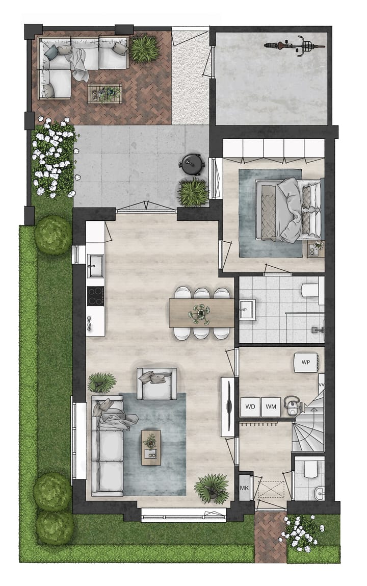 Foto 9 van Blanckx Ambacht: Hofwachter (tweekap LL) (Bouwnr. 16)