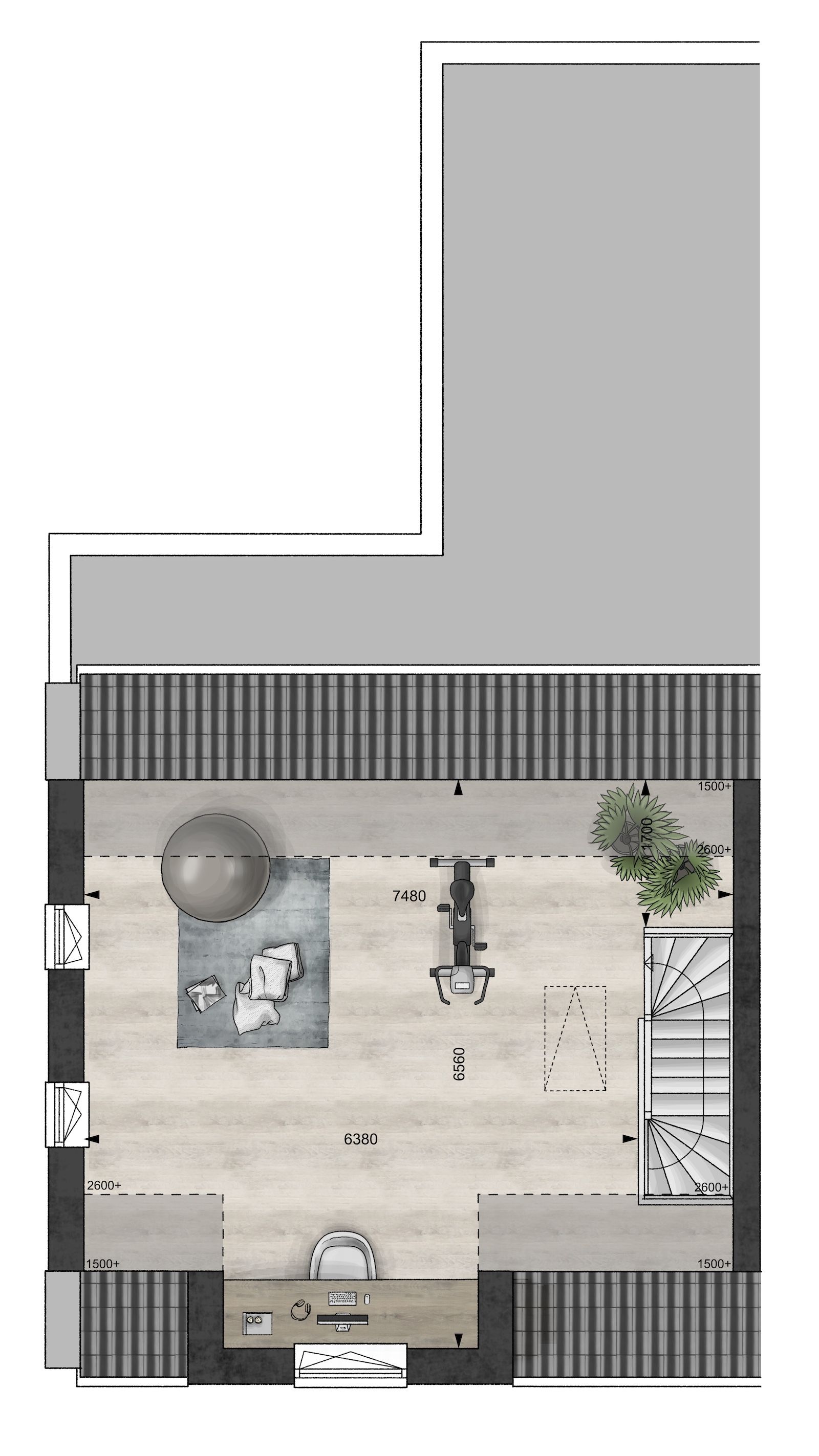 Foto 6 van Blanckx Ambacht: Hofwachter (tweekap LL) (Bouwnr. 18)