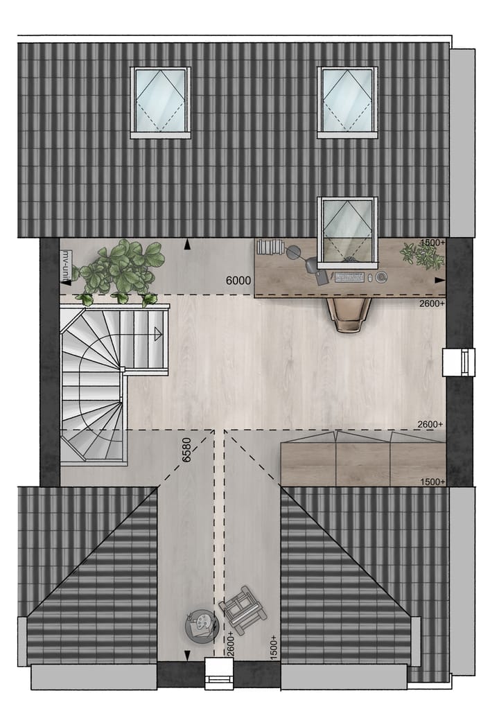 Foto 8 van Blanckx Ambacht: De Weverij (Hoekwoning) (Bouwnr. 23)