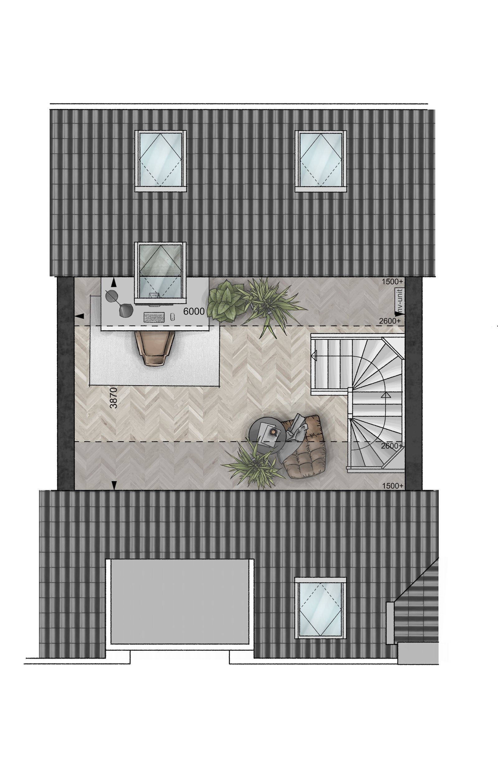 Foto 9 van Blanckx Ambacht: De Weverij (Rijwoning) (Bouwnr. 22)