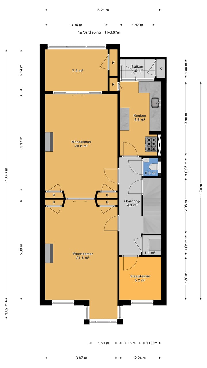 Foto 45 van Obrechtstraat 205