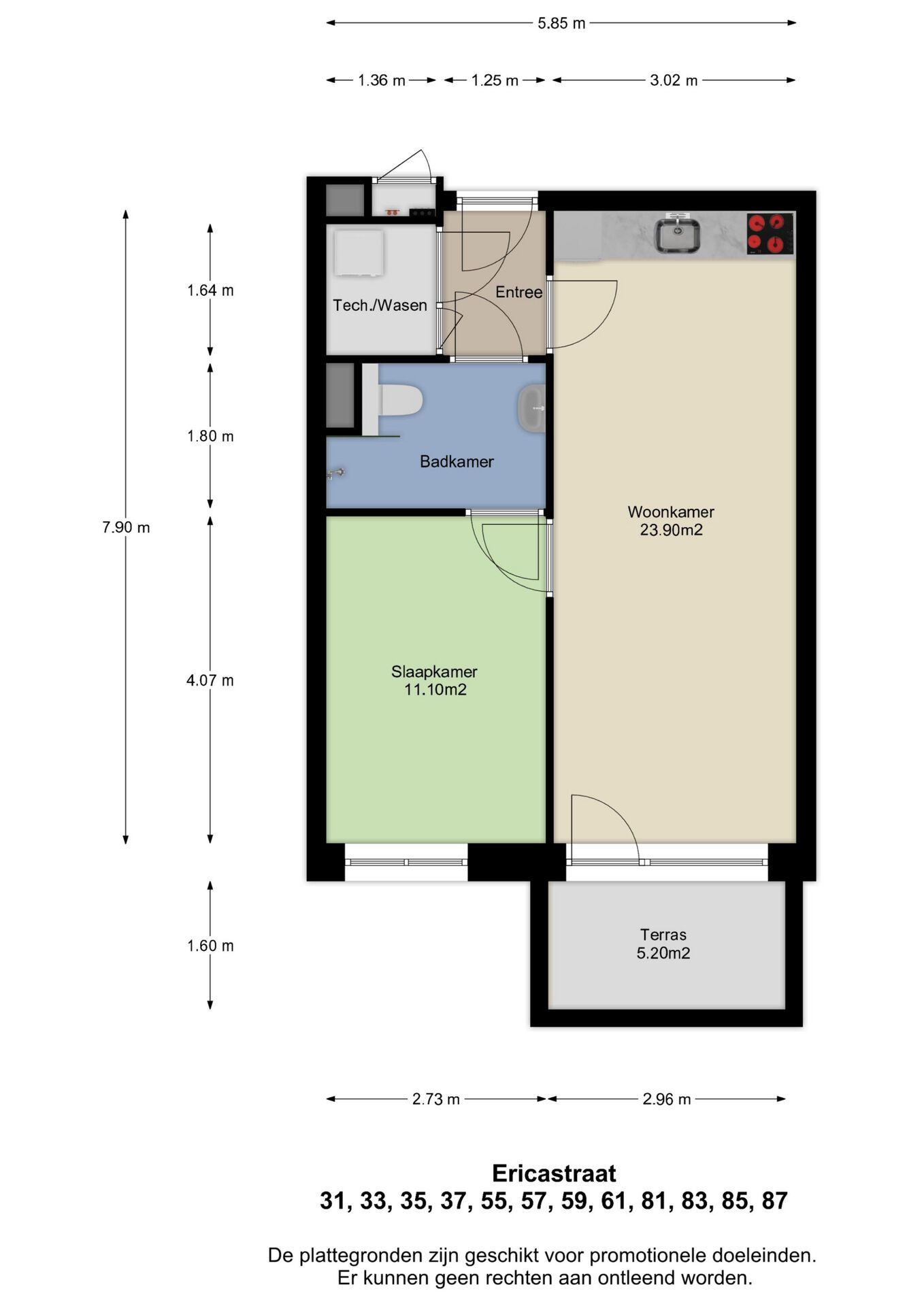 Foto 12 van Ericastraat 31