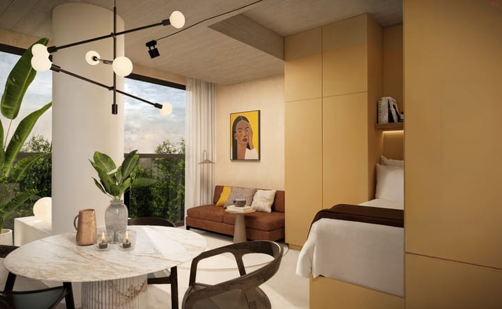 Foto van Studio-appartement - type D Galerijflat