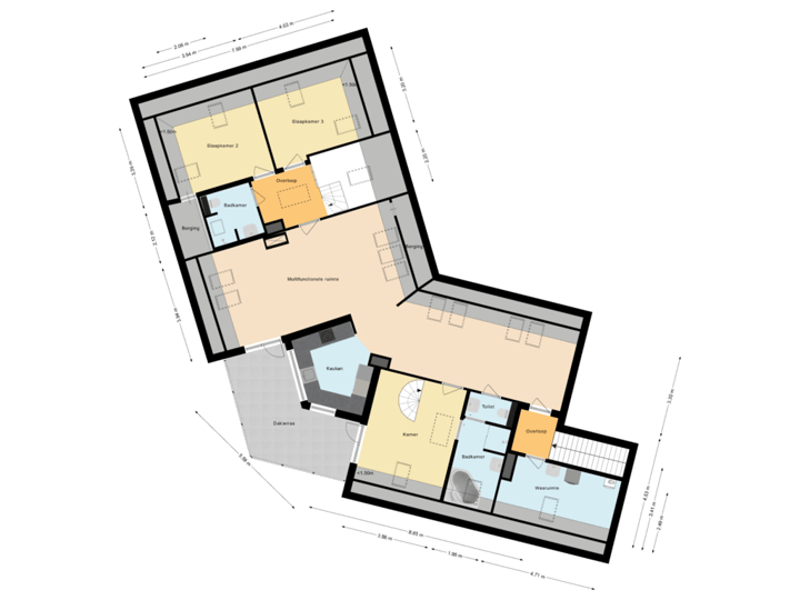 Tweede woonlaag - B/D
