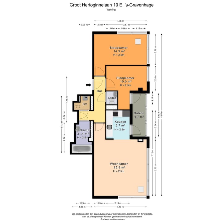 Foto 36 van Groot Hertoginnelaan 10-E