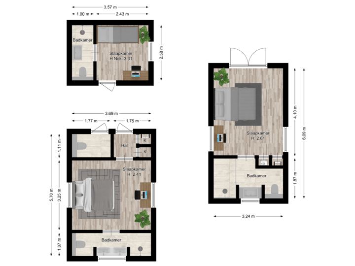 Kleine gastenverblijven