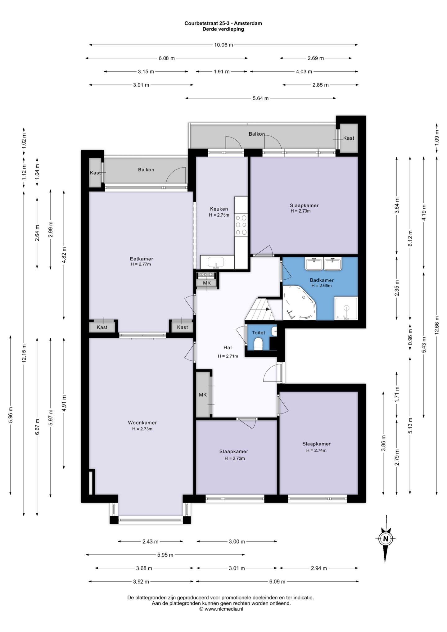 Foto 34 van Courbetstraat 25-3