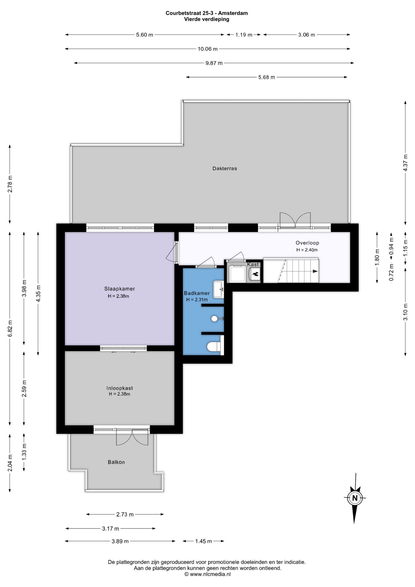 Foto 35 van Courbetstraat 25-3