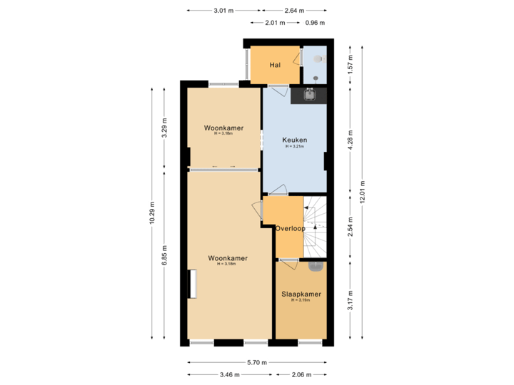 Appartement 1st verdieping