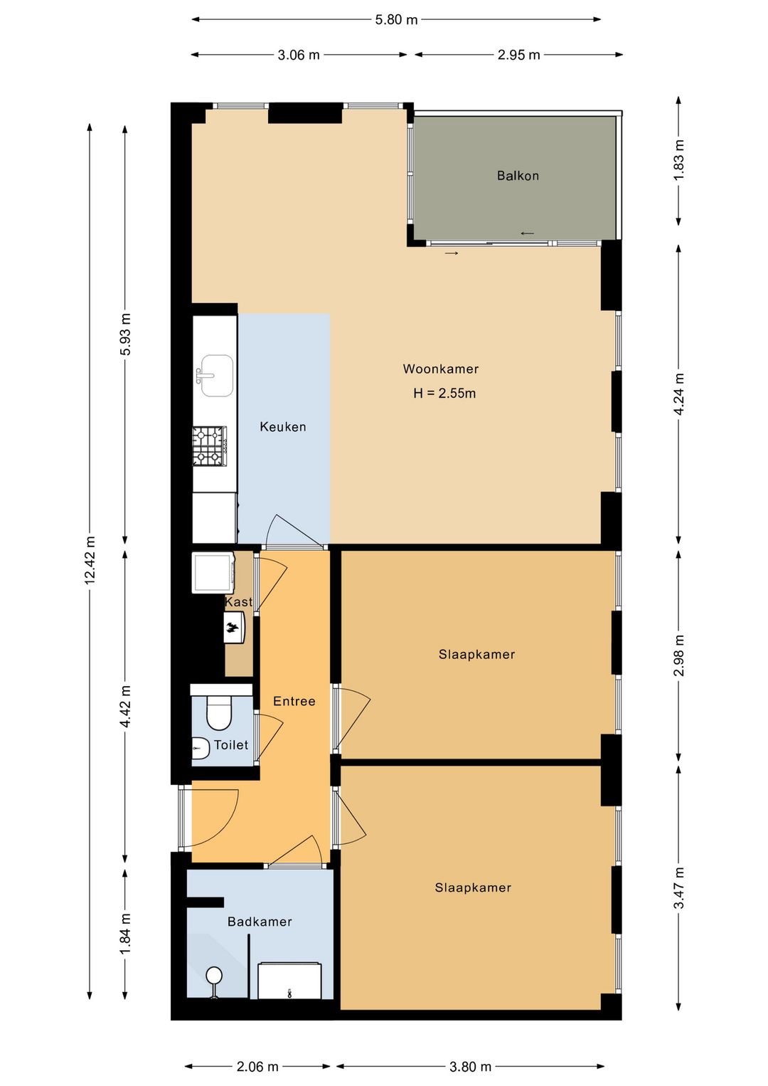 Foto 22 van Professor J.H. Gunningstraat 15