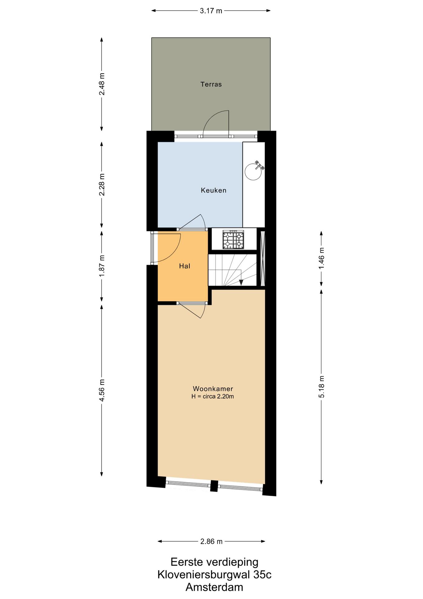 Foto 24 van Kloveniersburgwal 35-C