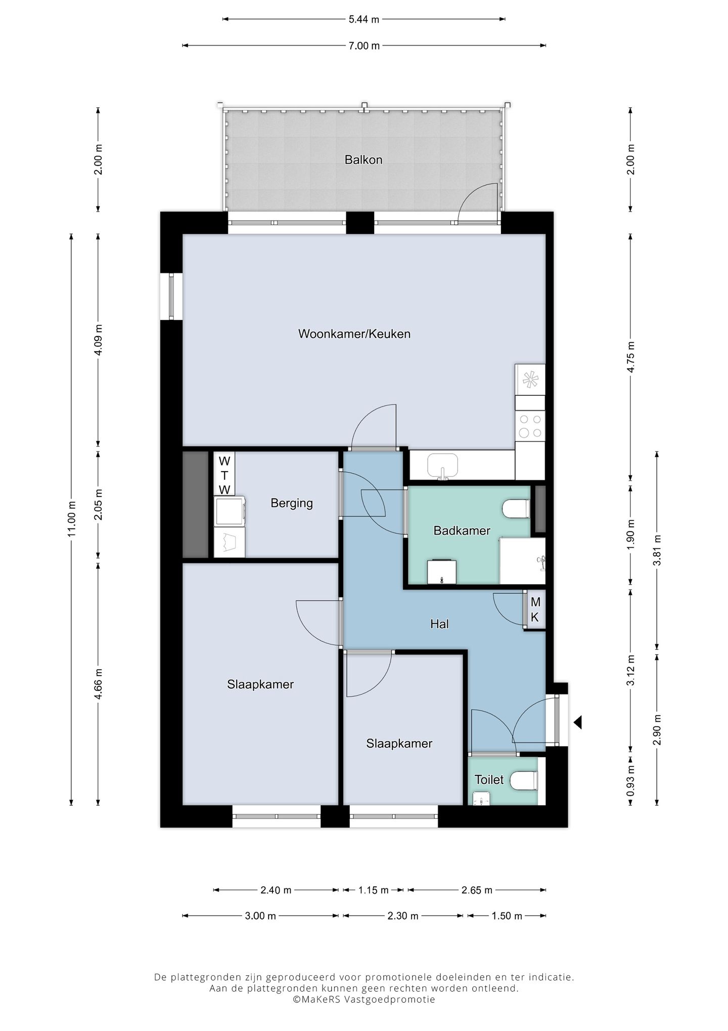 Photo 5 of Appartement Biej de Brik fase 2 (Bouwnr. 23)