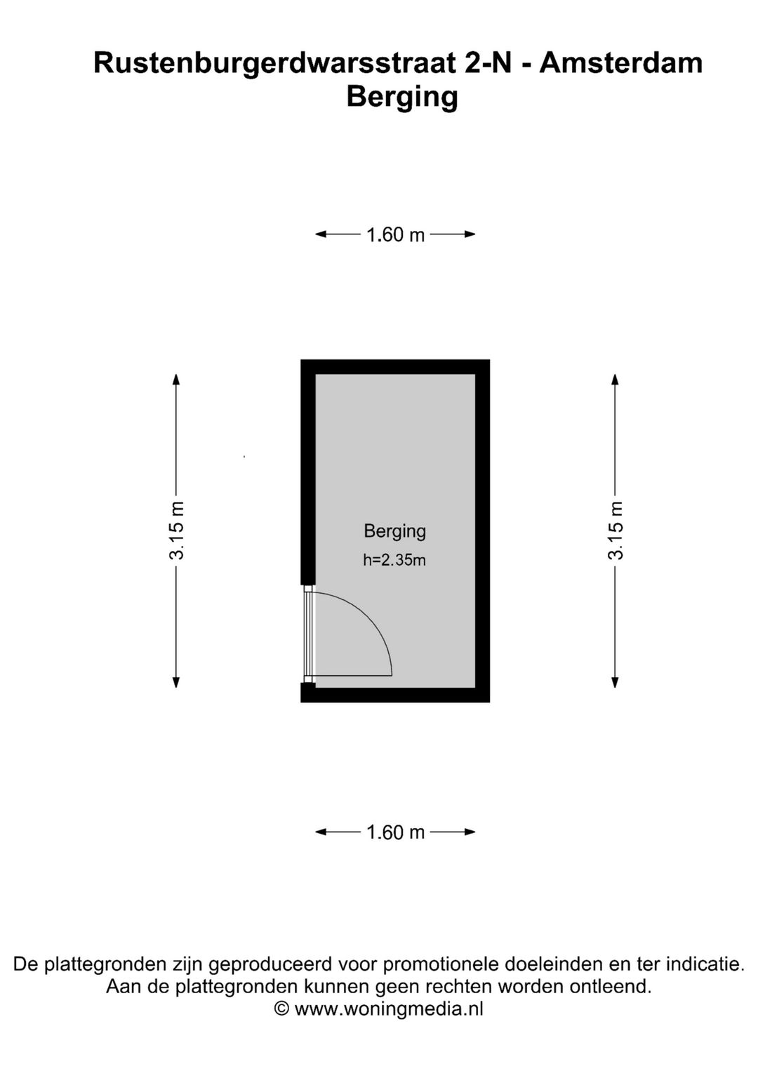 Foto 22 van Rustenburgerdwarsstraat 2-N