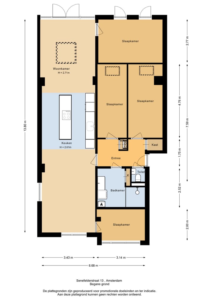 Foto 47 van Senefelderstraat 13-H