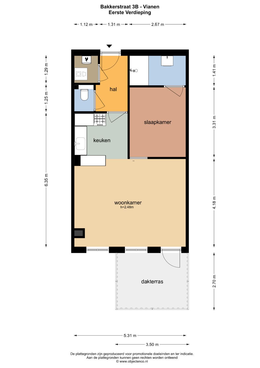 Foto 60 van Bakkerstraat 3-B