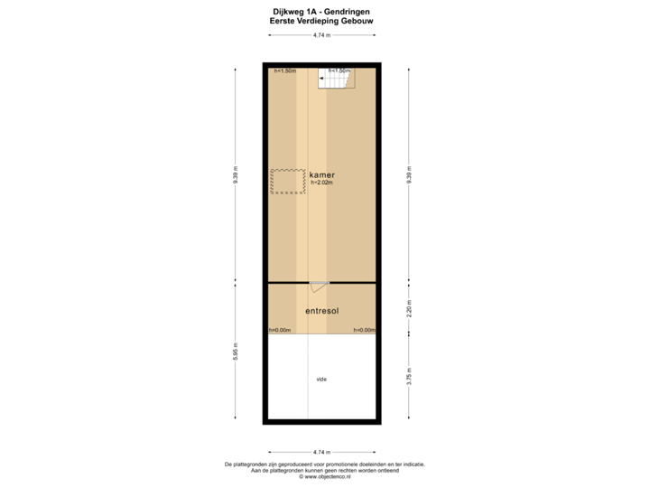 EERSTE VERDIEPING GEBOUW
