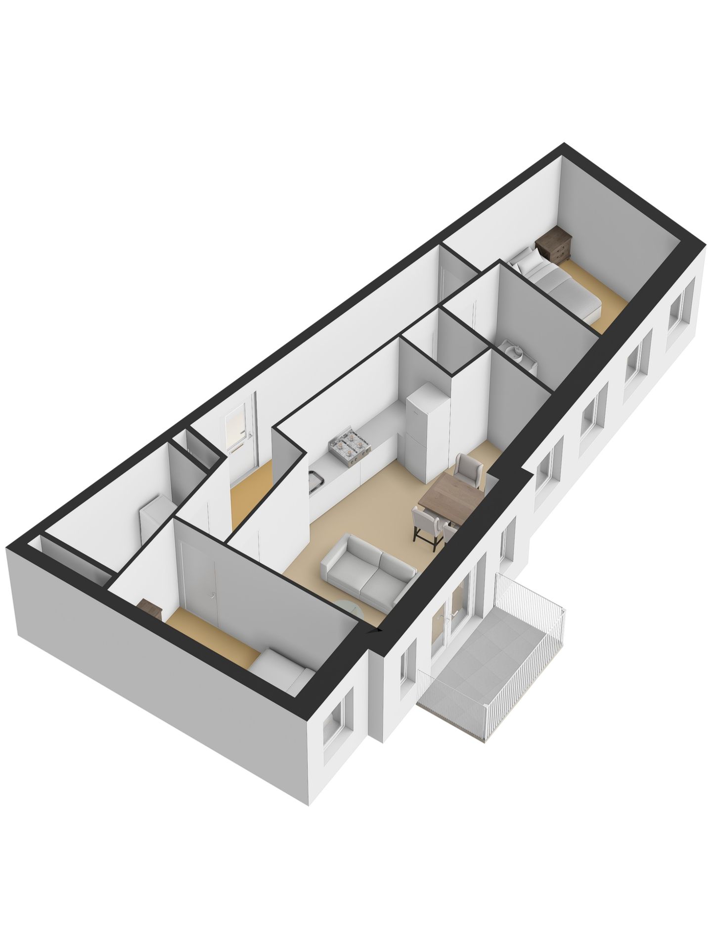 Foto 5 van Eerste verdieping (Bouwnr. 102)