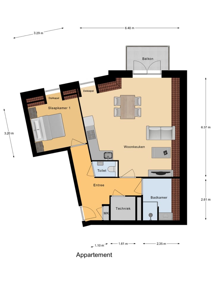 Foto 4 van Tweede verdieping (Bouwnr. 204)