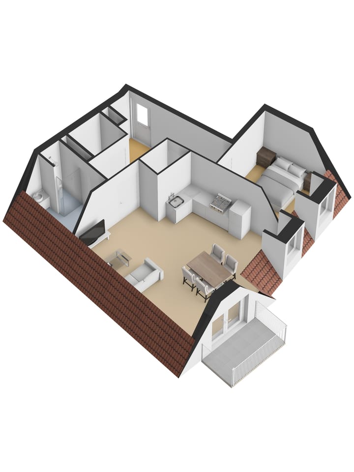 Foto 5 van Tweede verdieping (Bouwnr. 204)