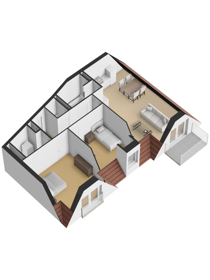 Foto 5 van Tweede verdieping (Bouwnr. 206)