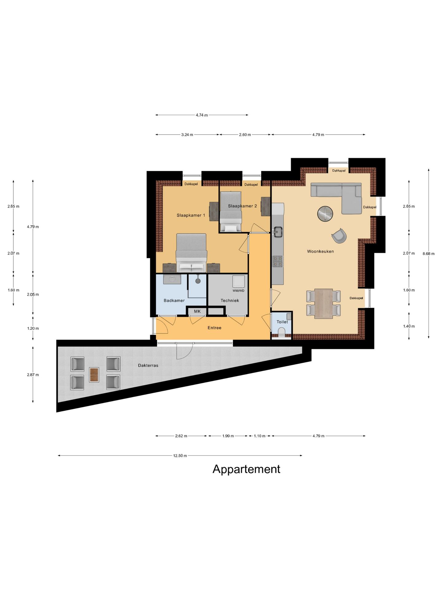 Foto 4 van Derde verdieping (Bouwnr. 301)