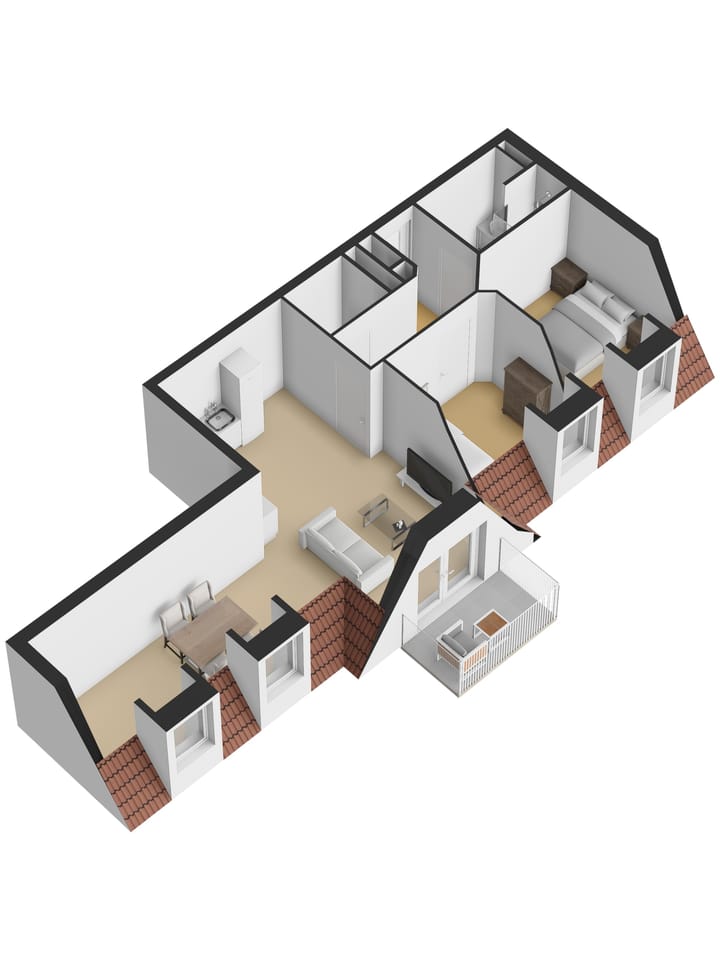 Foto 5 van Tweede verdieping (Bouwnr. 205)