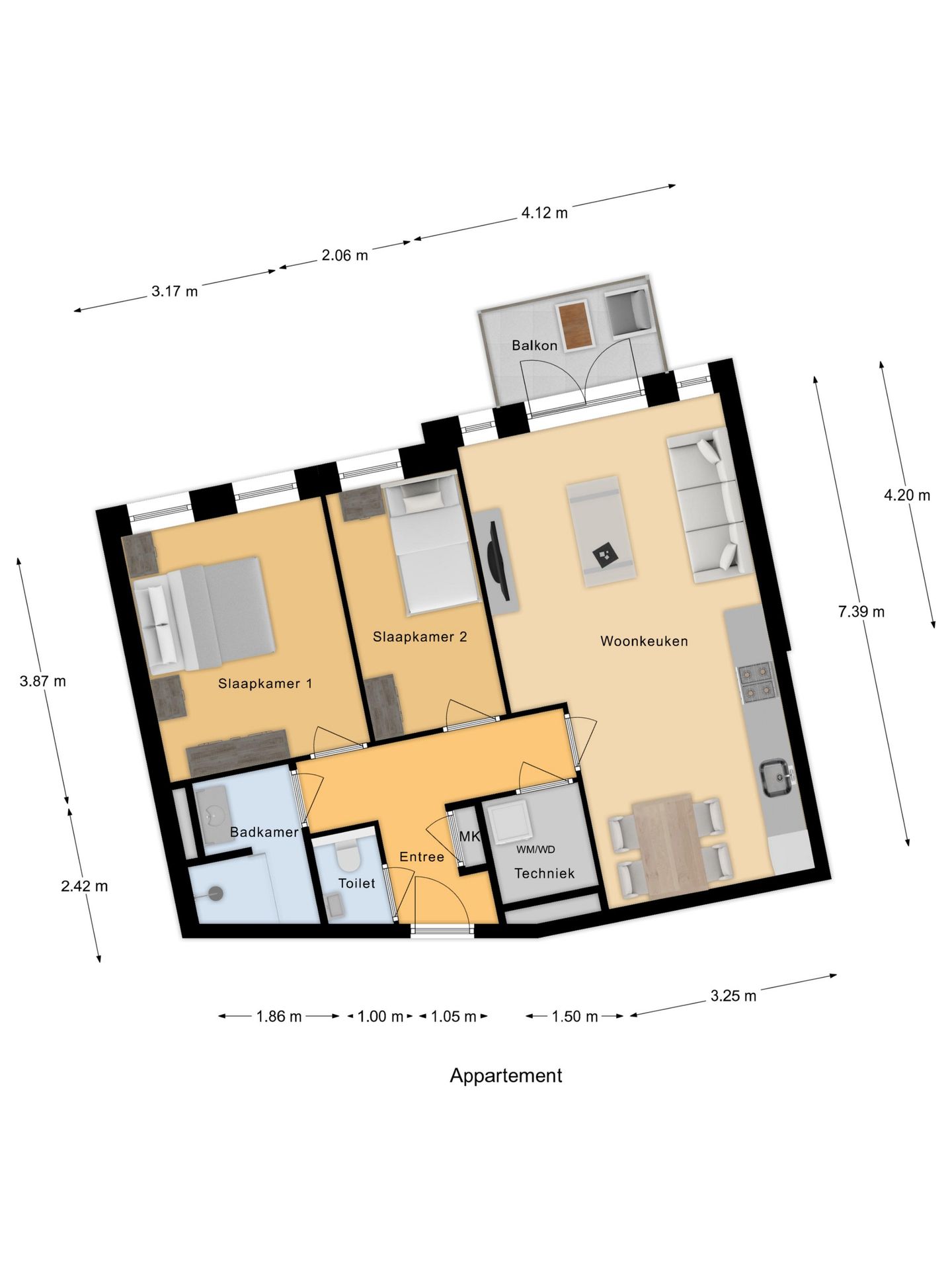 Foto 4 van Eerste verdieping (Bouwnr. 103)