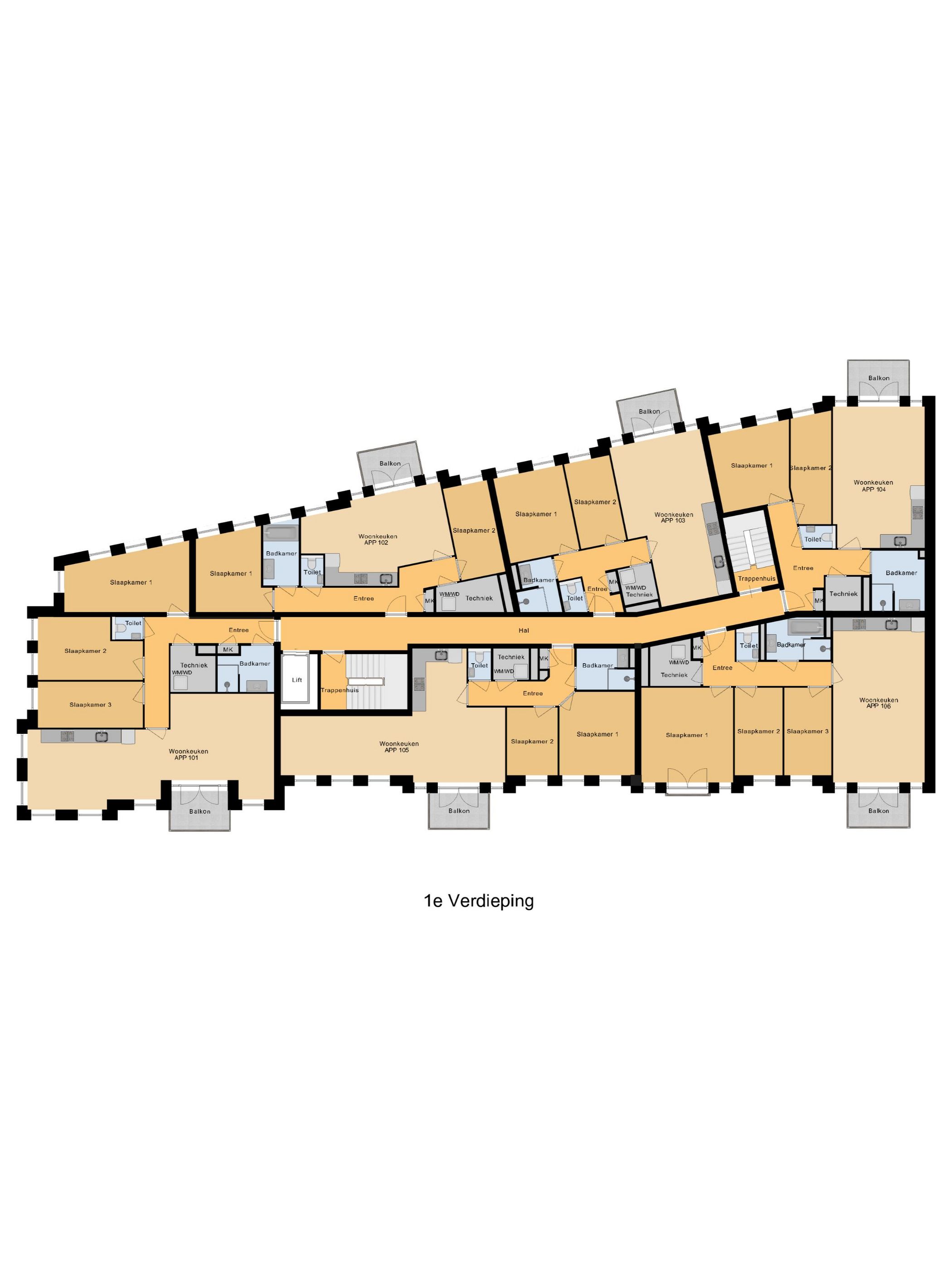 Foto 6 van Eerste verdieping (Bouwnr. 103)