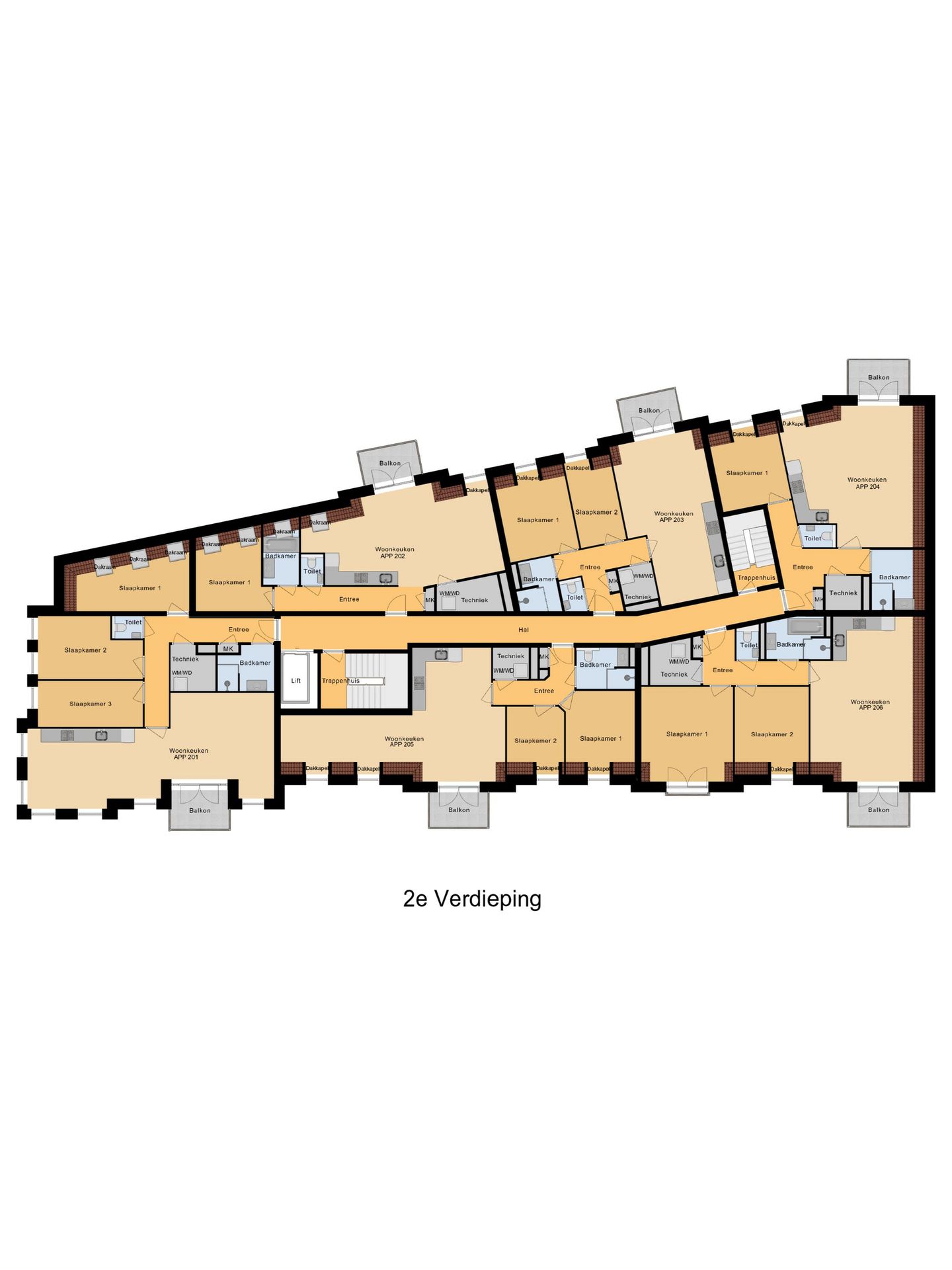 Foto 10 van Tweede verdieping (Bouwnr. 201)