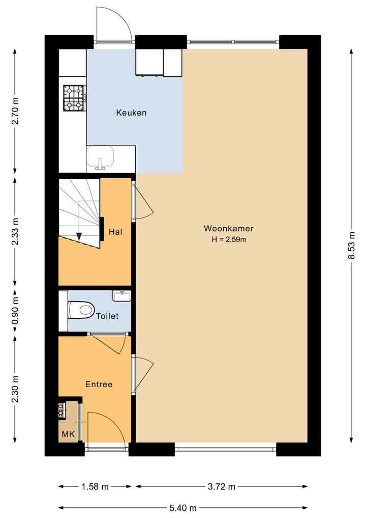 Foto 37 van Rozenstraat 2-C