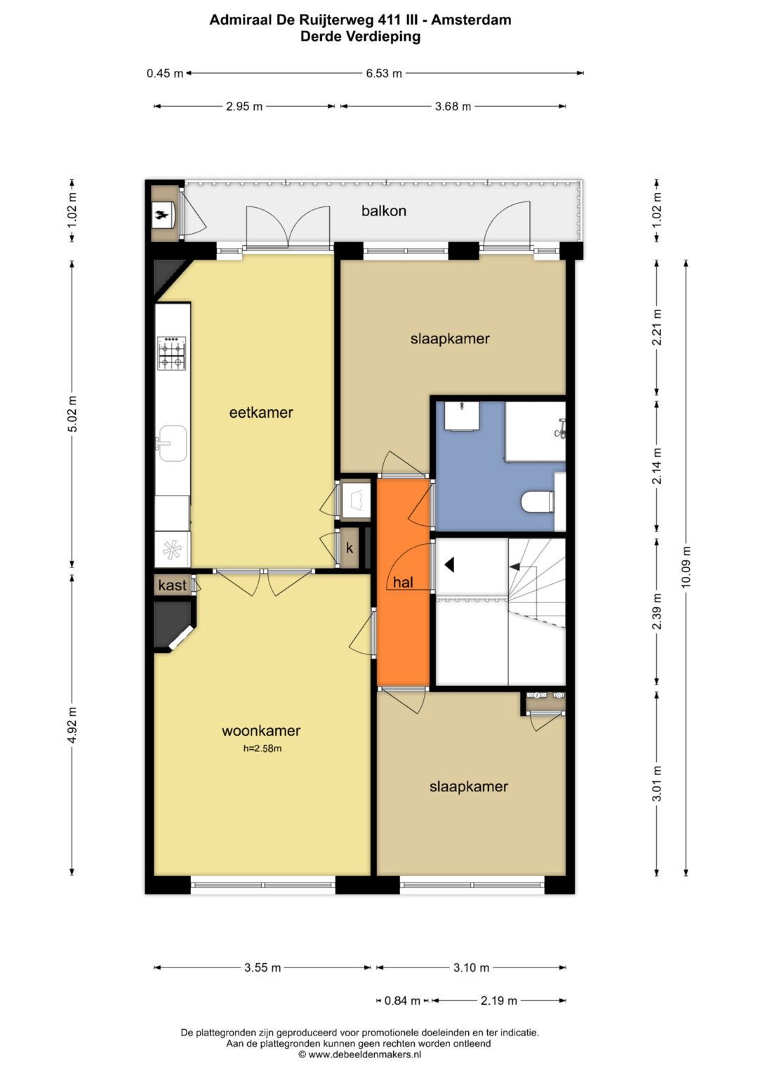 Foto 27 van Admiraal De Ruijterweg 411-3