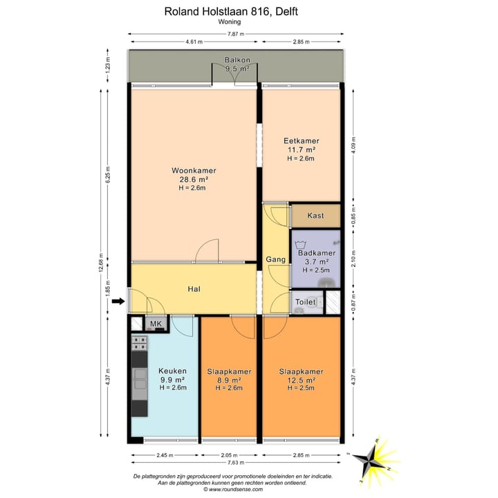 Foto 36 van Roland Holstlaan 816