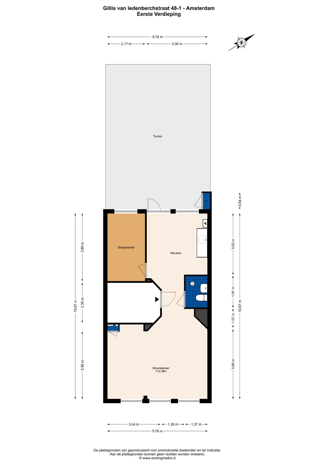 Foto 18 van Gillis van Ledenberchstraat 48-1