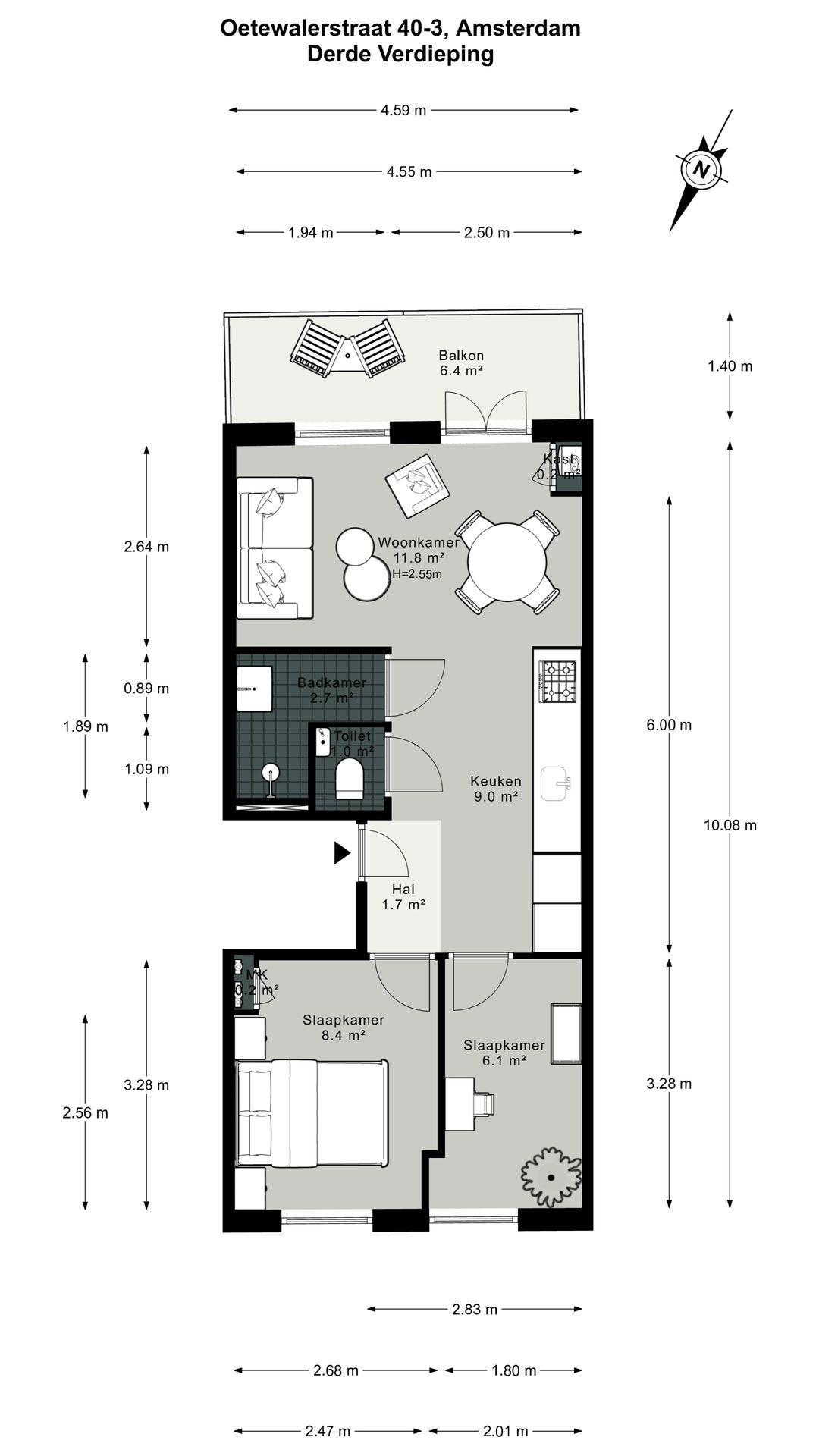 Foto 23 van Oetewalerstraat 40-1
