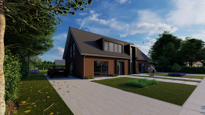 Photo 4 of Bouwkavel twee onder een kapwoning (Bouwnr. 2)