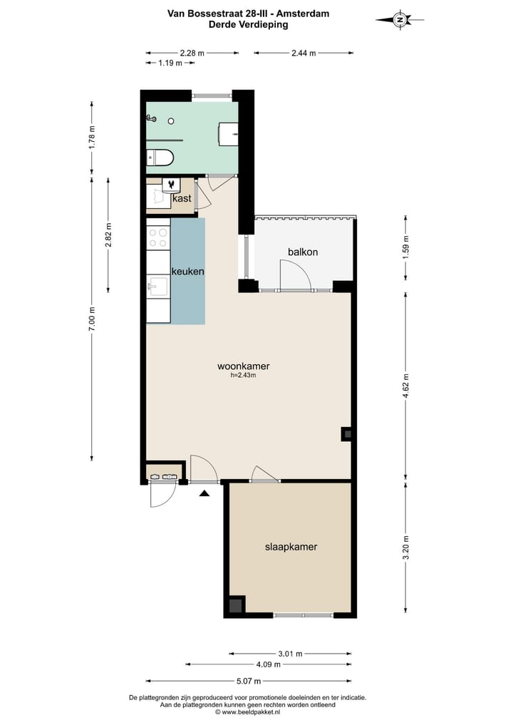 Foto 28 van Van Bossestraat 28-3